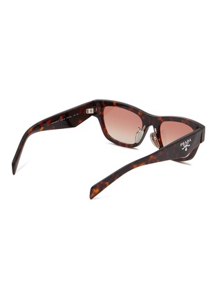 模特儿示范图 - 点击放大 - PRADA - Root Tortoise Butterfly Acetate Sunglasses