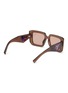 模特儿示范图 - 点击放大 - PRADA - Translucent Square Acetate Sunglasses