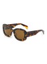 首图 - 点击放大 - PRADA - Tortoise Oval Acetate Sunglasses