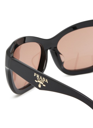细节 - 点击放大 - PRADA - Acetate Butterfly Sunglasses