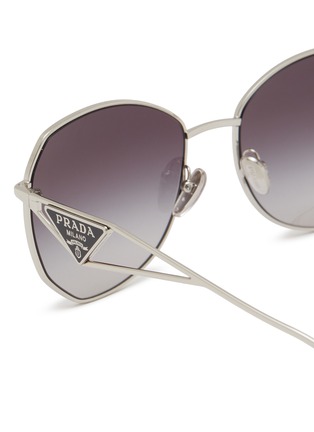 细节 - 点击放大 - PRADA - Irregular Metal Sunglasses