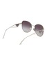 模特儿示范图 - 点击放大 - PRADA - Irregular Metal Sunglasses