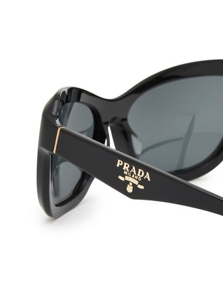 细节 - 点击放大 - PRADA - Acetate Butterfly Sunglasses