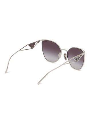 模特儿示范图 - 点击放大 - PRADA - Irregular Metal Sunglasses