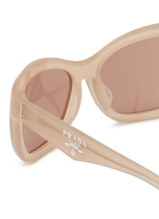 细节 - 点击放大 - PRADA - Butterfly Acetate Sunglasses