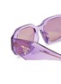 细节 - 点击放大 - PRADA - Transparent Rectangula Acetate Sunglasses