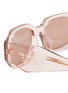 细节 - 点击放大 - PRADA - Transparent Rectangula Acetate Sunglasses