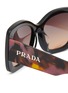 细节 - 点击放大 - PRADA - Oval Acetate Sunglasses