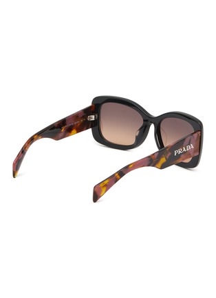 模特儿示范图 - 点击放大 - PRADA - Oval Acetate Sunglasses