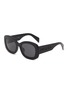 首图 - 点击放大 - PRADA - Oval Embossed Logo Acetate Sunglasses