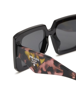 细节 - 点击放大 - PRADA - Tortoiseshell Acetate Square Sunglasses