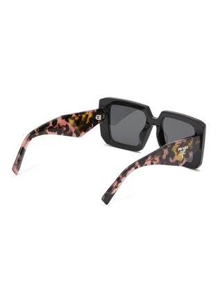 模特儿示范图 - 点击放大 - PRADA - Tortoiseshell Acetate Square Sunglasses