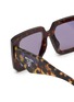细节 - 点击放大 - PRADA - Poppy Tortoise Pillow Acetate Sunglasses