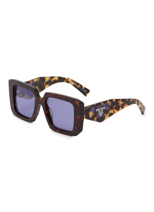 首图 - 点击放大 - PRADA - Poppy Tortoise Pillow Acetate Sunglasses