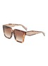 首图 - 点击放大 - PRADA - Tortoise Acetate Square Sunglasses