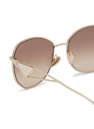细节 - 点击放大 - PRADA - Irregular Metal Sunglasses