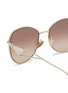 细节 - 点击放大 - PRADA - Irregular Metal Sunglasses