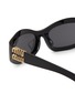 细节 - 点击放大 - MIU MIU - Irregular Stacked Logo Acetate Sunglasses