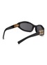 模特儿示范图 - 点击放大 - MIU MIU - Irregular Stacked Logo Acetate Sunglasses