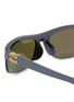 细节 - 点击放大 - MIU MIU - Half Rim Stacked Logo Metal Sunglasses