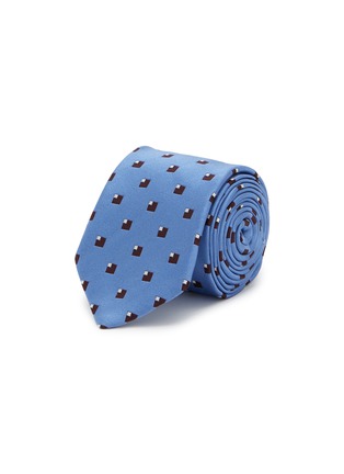 首图 - 点击放大 - STEFANOBIGI MILANO - Geometric Jacquard Silk Satin Tie
