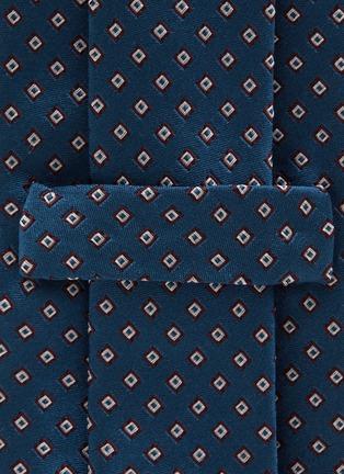 细节 - 点击放大 - STEFANOBIGI MILANO - Geometric Jacquard Silk Satin Tie