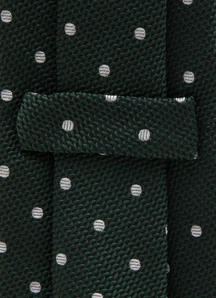 细节 - 点击放大 - STEFANOBIGI MILANO - Dotted Silk Tie