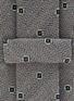 细节 - 点击放大 - STEFANOBIGI MILANO - Geometric Jacquard Silk Wool Tie
