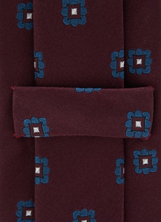 细节 - 点击放大 - STEFANOBIGI MILANO - Jacquard Silk Satin Tie