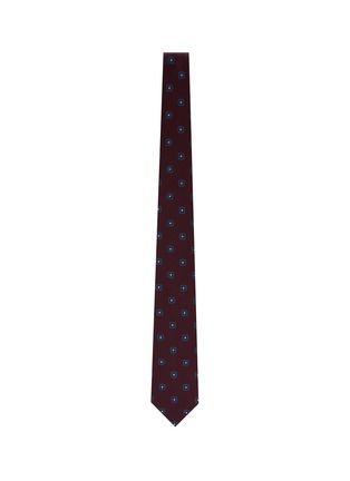 模特儿示范图 - 点击放大 - STEFANOBIGI MILANO - Jacquard Silk Satin Tie