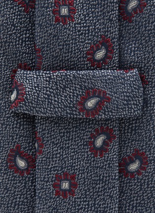 细节 - 点击放大 - STEFANOBIGI MILANO - Paisley Silk Cotton Tie