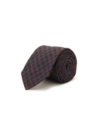 首图 - 点击放大 - STEFANOBIGI MILANO - Houndstooth Silk Tie