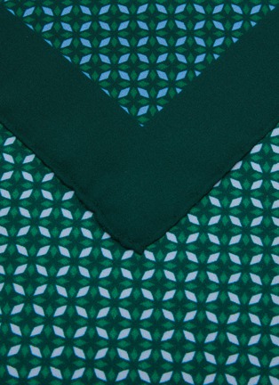 细节 - 点击放大 - STEFANOBIGI MILANO - Geometric Silk Pocket Square