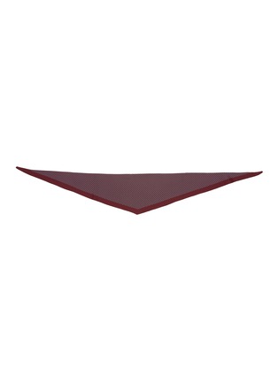细节 - 点击放大 - STEFANOBIGI MILANO - Silk Triangle Scarf