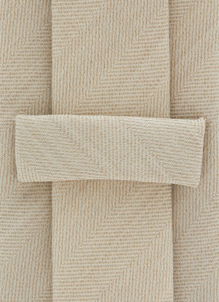 细节 - 点击放大 - STEFANOBIGI MILANO - Herringbone Wool Tie