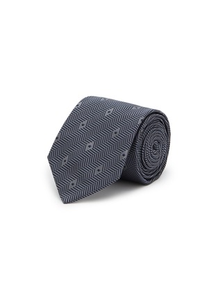 首图 - 点击放大 - STEFANOBIGI MILANO - Herringbone Jacqurd Silk Tie