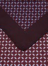 细节 - 点击放大 - STEFANOBIGI MILANO - Geometric Silk Pocket Square