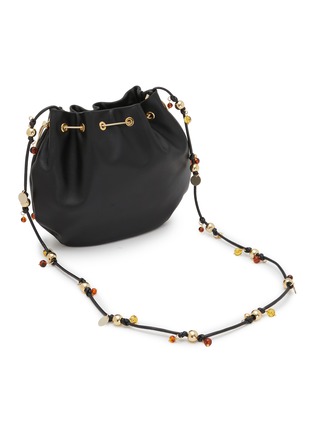 细节 - 点击放大 - ROSANTICA - Calliope Ambra Embellished Leather Crossbody Bag