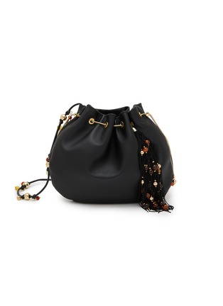首图 - 点击放大 - ROSANTICA - Calliope Ambra Embellished Leather Crossbody Bag