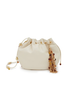 首图 - 点击放大 - ROSANTICA - Calliope Ambra Embellished Leather Crossbody Bag