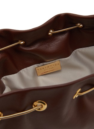细节 - 点击放大 - ROSANTICA - Calliope Ambra Embellished Leather Crossbody Bag