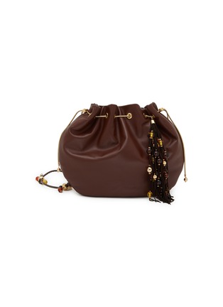 首图 - 点击放大 - ROSANTICA - Calliope Ambra Embellished Leather Crossbody Bag