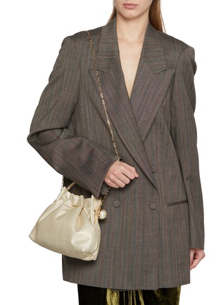 模特儿示范图 - 点击放大 - ROSANTICA - Large Arco Starzo Leather Bag