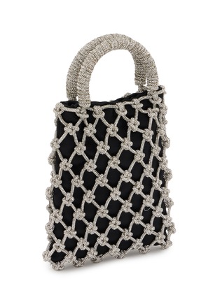 细节 - 点击放大 - ROSANTICA - Nodi Lilia Crystal Strass Net Tote