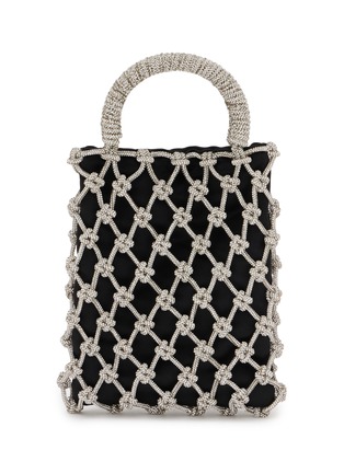 首图 - 点击放大 首图 - 点击放大 - ROSANTICA - Nodi Lilia Crystal Strass Net Tote