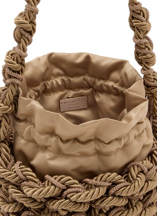 细节 - 点击放大 - ROSANTICA - Large Legame Strass Net Bucket Bag