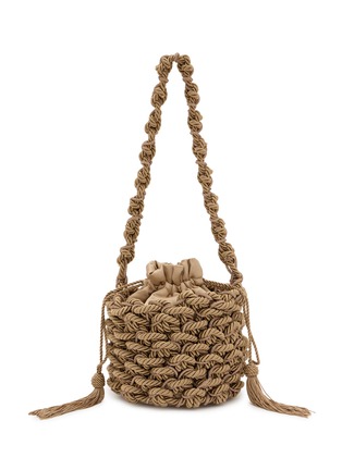 首图 - 点击放大 首图 - 点击放大 - ROSANTICA - Large Legame Strass Net Bucket Bag