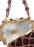 细节 - 点击放大 - ROSANTICA - Selene Capri Crystal Embellished Strass Net Clutch
