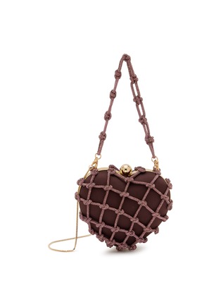 首图 - 点击放大 首图 - 点击放大 - ROSANTICA - Selene Capri Crystal Embellished Strass Net Clutch
