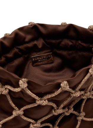 细节 - 点击放大 - ROSANTICA - Selene Capri Crystal Embellished Strass Net Clutch